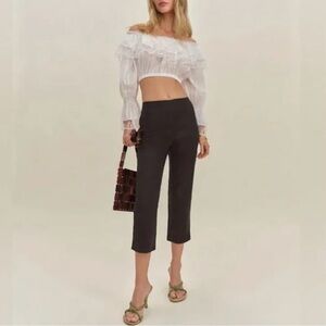 Reformation Elise Top In White, brand new without tags, never worn, no flaws.